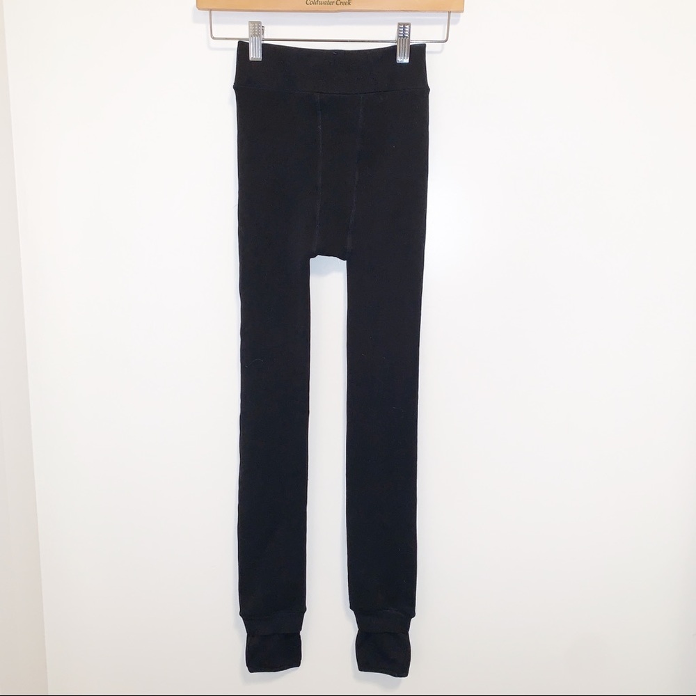 🆕JUST IN Fur Lined BLACK Leggings-Small - Picture 3 of 8